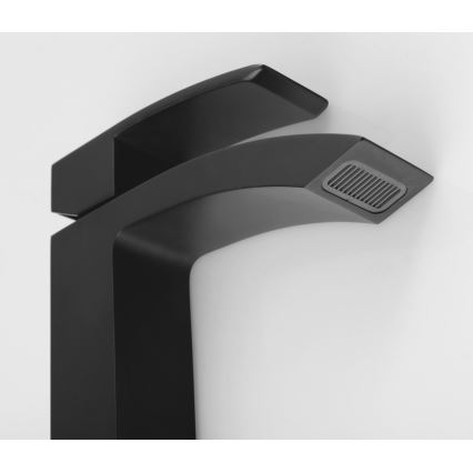 Sapho - Tvättställsblandare GINKO 15,6 cm matt svart