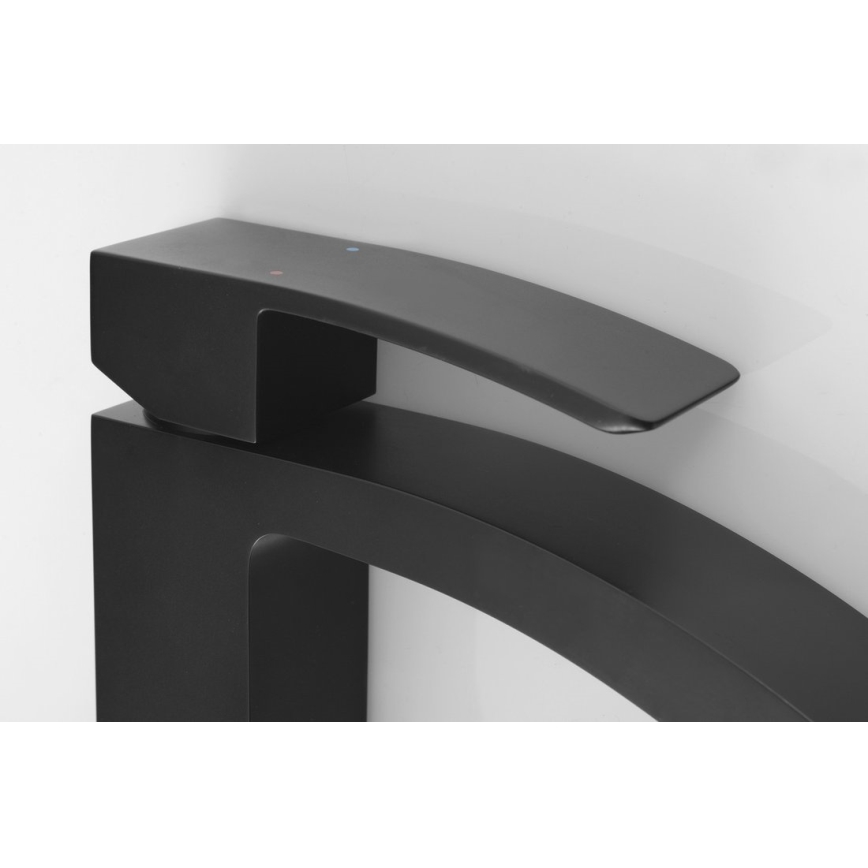 Sapho - Tvättställsblandare GINKO 15,6 cm matt svart