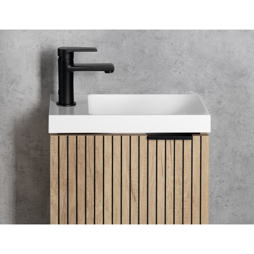 Sapho - Tvättställsblandare KAI 15 cm matt svart