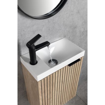 Sapho - Tvättställsblandare KAI 15 cm matt svart