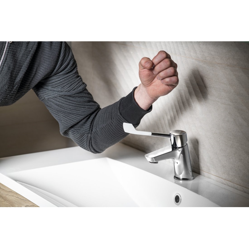 Sapho - Tvättställsblandare LEA 15,4 cm polerad krom