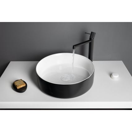 Sapho - Tvättställsblandare SOLARIS 32 cm matt svart