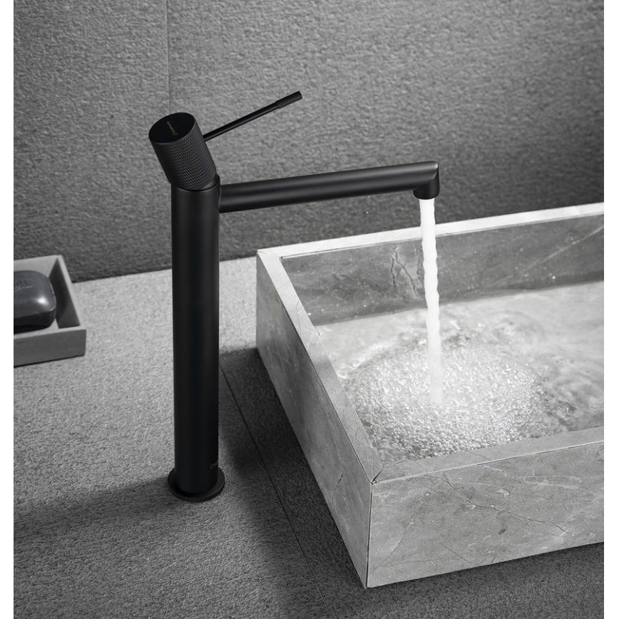 Sapho - Tvättställsblandare SOLARIS 32 cm matt svart