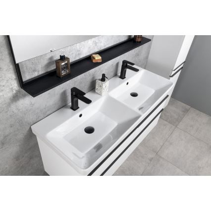 Sapho - Tvättställsblandare SPY 16,7 cm svart