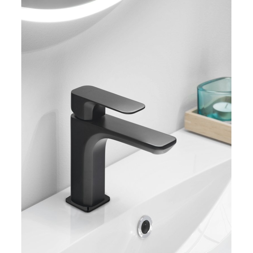 Sapho - Tvättställsblandare SPY 16,7 cm svart