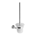 Sapho - Väggmonterad WC-borste X-ROUND frostat glas/polerad krom