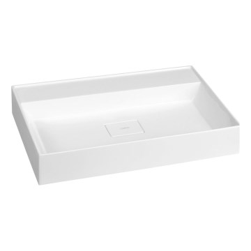 Sapho - Väggmonterat tvättställ GODIVA 68x44 cm marmor/vit