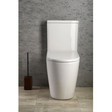 Sapho - WC-kombi TURKU med botten- eller bakutlopp, porslin/vit