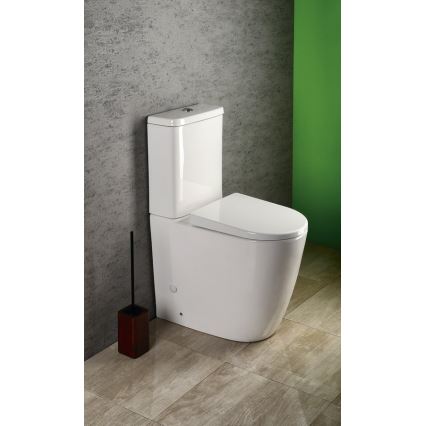 Sapho - WC-kombi TURKU med botten- eller bakutlopp, porslin/vit