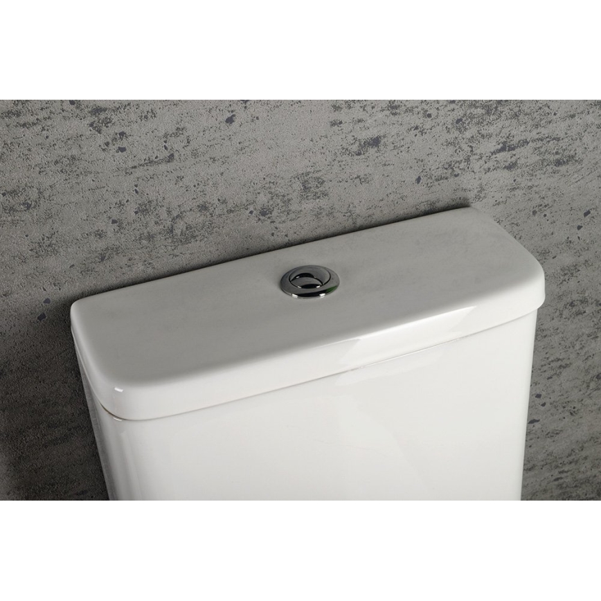 Sapho - WC-kombi TURKU med botten- eller bakutlopp, porslin/vit