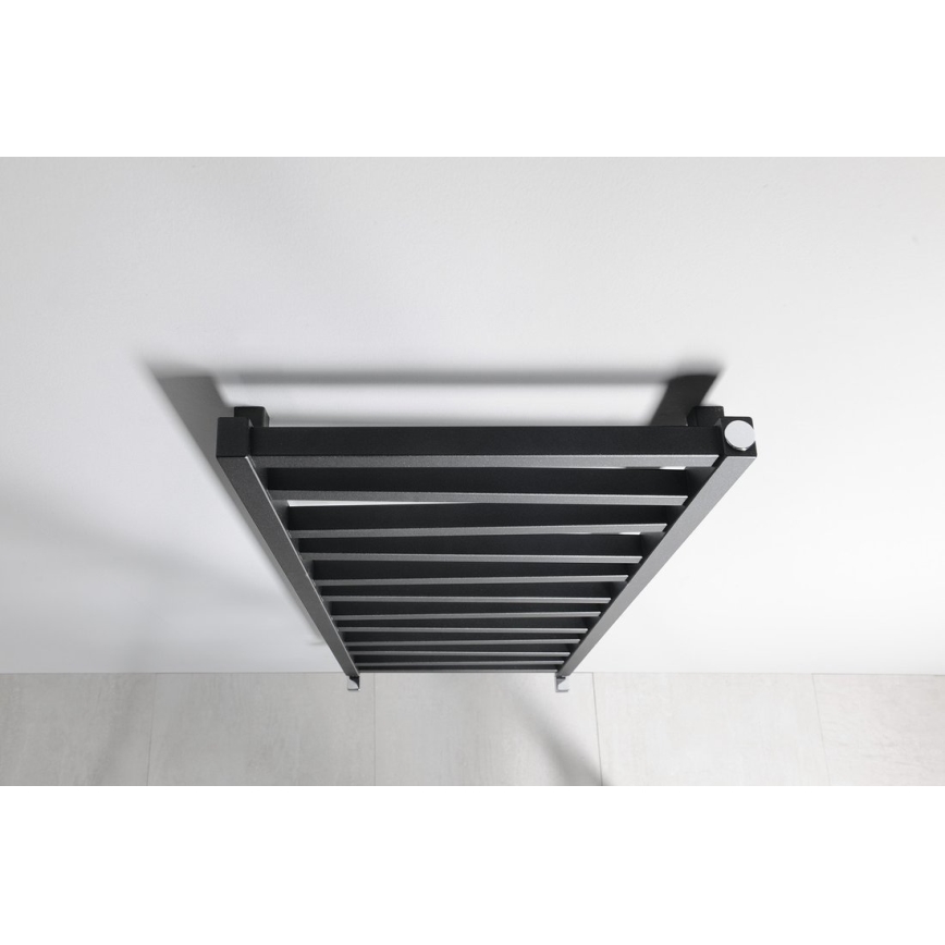 Sapho - ZIG badrumsradiator 133x50 cm, antracit