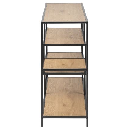 SARON bokhylla ek/svart