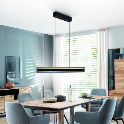 Schöner Wohnen 11316-18 - LED dimbar pendellampa på vajer LENA LED/32W/230V svart