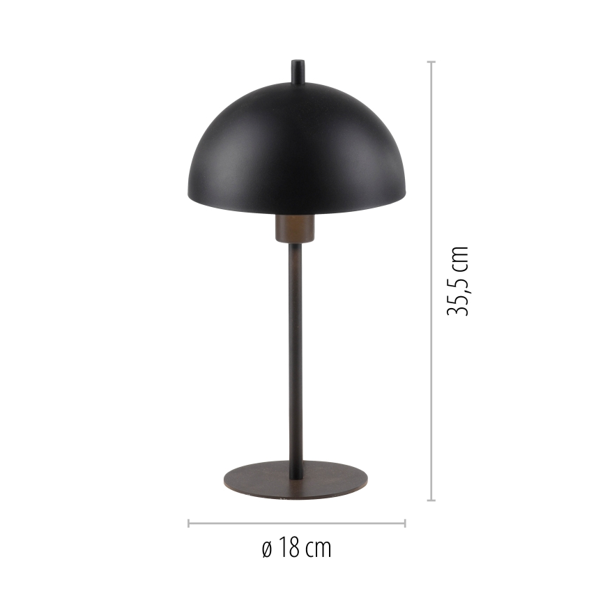 Schöner Wohnen 11726-18 - Bordslampa ALI 1xE14/15W/230V svart