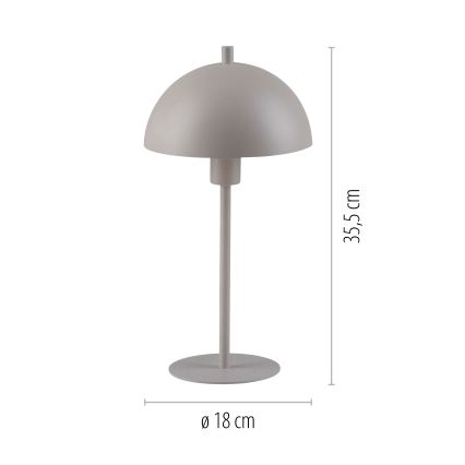 Schöner Wohnen 11726-39 - Bordslampa ALI 1xE14/15W/230V grå