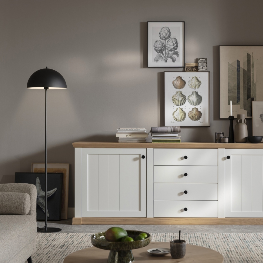 Schöner Wohnen 11727-18 - Golvlampa ALI 1xE27/25W/230V svart