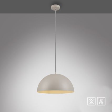 Schöner Wohnen 11728-39 - Takpendel på kabel ALI 1xE27/25W/230V Ø 38 cm grå