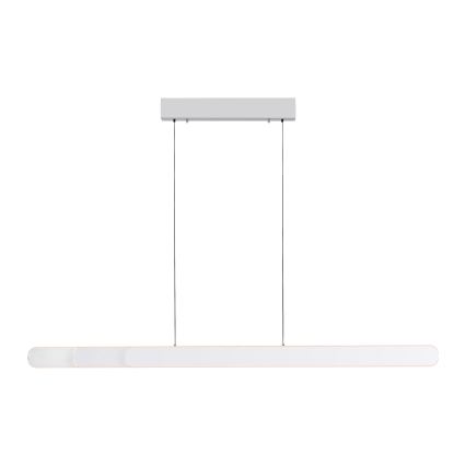 Schöner Wohnen 12577-16 - LED-dimmbar pendel med vajer ADRIANA ROUND 2xLED/24W/230V 2700/3000/3500/4000/5000K 160 cm vit