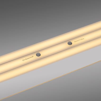 Schöner Wohnen 12577-16 - LED-dimmbar pendel med vajer ADRIANA ROUND 2xLED/24W/230V 2700/3000/3500/4000/5000K 160 cm vit