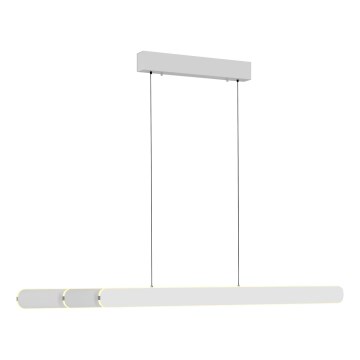 Schöner Wohnen 12577-16 - LED-dimmbar pendel med vajer ADRIANA ROUND 2xLED/24W/230V 2700/3000/3500/4000/5000K 160 cm vit