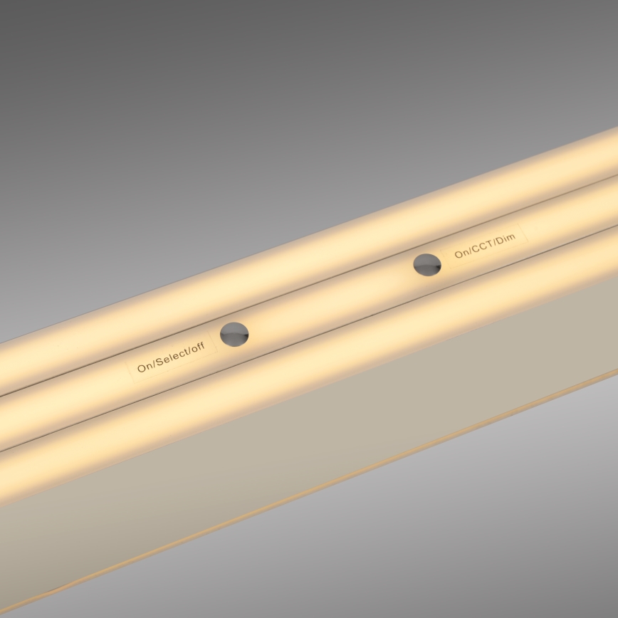 Schöner Wohnen 12577-39 - LED dimbar taklampa med vajerupphängning ADRIANA ROUND 2xLED/24W/230V 2700/3000/3500/4000/5000K 160 cm grå