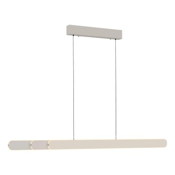 Schöner Wohnen 12577-39 - LED dimbar taklampa med vajerupphängning ADRIANA ROUND 2xLED/24W/230V 2700/3000/3500/4000/5000K 160 cm grå