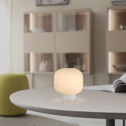 Schöner Wohnen 13573-16 - Bordslampa NAMI 1xE27/25W/230V vit