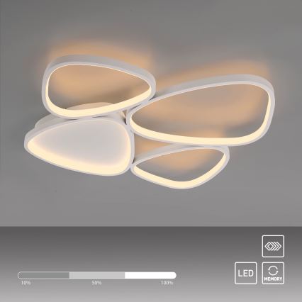 Schöner Wohnen 14038-16 - Dimmbar LED-taklampa PEBBLES LED/35,5W/230V vit