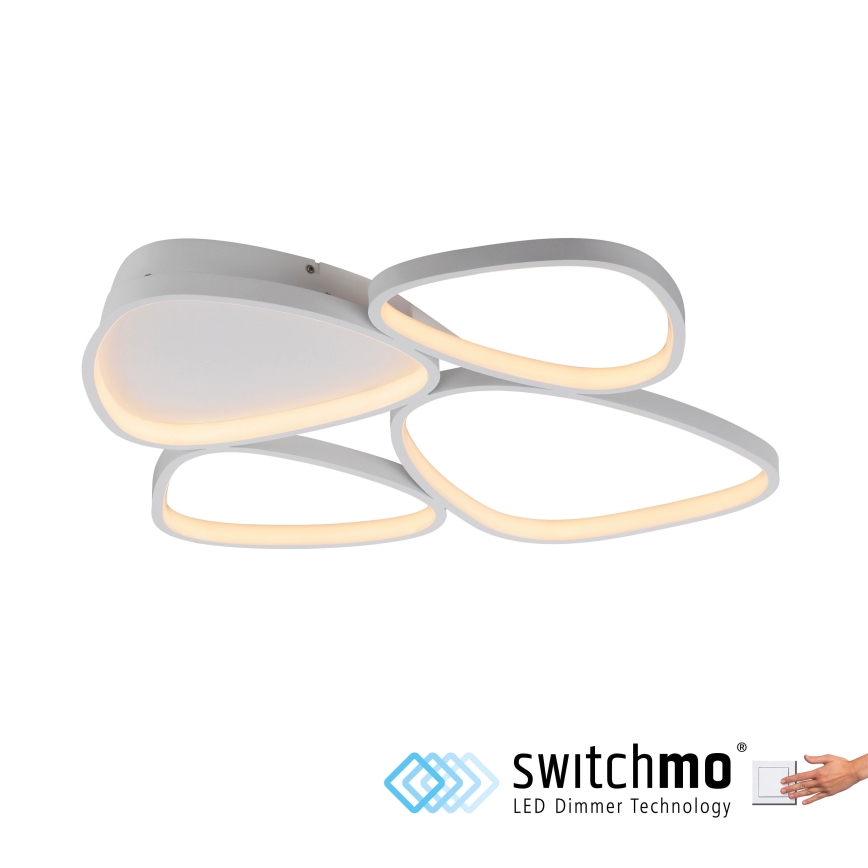 Schöner Wohnen 14038-16 - Dimmbar LED-taklampa PEBBLES LED/35,5W/230V vit