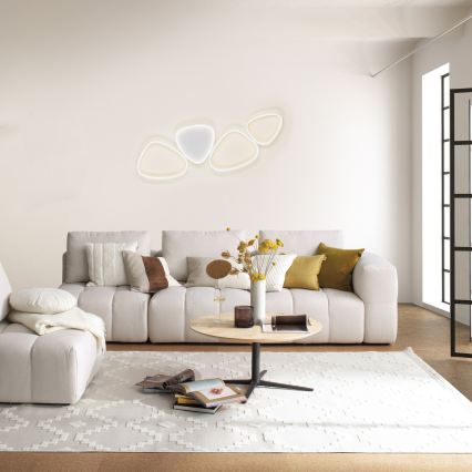 Schöner Wohnen 14039-16 - Dimbart LED-takarmatur PEBBLES LED/35,5W/230V vit