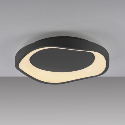 Schöner Wohnen 14233-18 - LED-dimbar taklampa MONTA LED/21W/230V Ø 40 cm svart