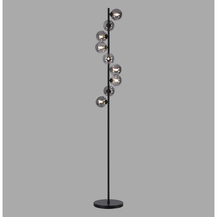 Schöner Wohnen 14506-18 - LED-golvlampa DUBAI 9xG9/3W/230V svart/rökfärgad