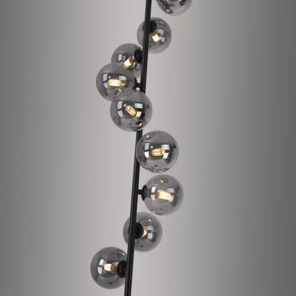 Schöner Wohnen 14506-18 - LED-golvlampa DUBAI 9xG9/3W/230V svart/rökfärgad