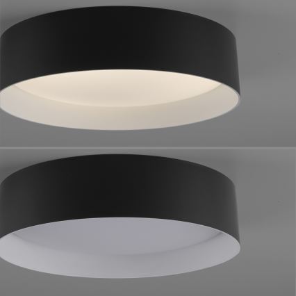 Schöner Wohnen 14593-18 - LED Dimbart takarmatur TAVOLI LED/10W/230V 2700-6500K Ø 28,5 cm svart + fjärrkontroll