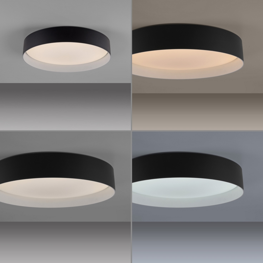 Schöner Wohnen 14594-18 - LED dimbar taklampa TAVOLI LED/20W/230V 2700-6500K Ø 39 cm svart + fjärrkontroll