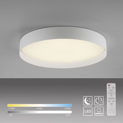 Schöner Wohnen 14595-16 - Dimmbar LED-taklampa TAVOLI LED/34W/230V 2700-6500K Ø 49 cm vit + fjärrkontroll