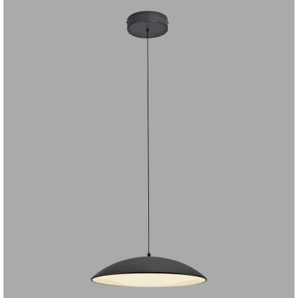 Schöner Wohnen 14606-18 - Dimbar LED-takpendel LENTE LED/17W/230V Ø 40 cm svart