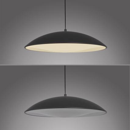 Schöner Wohnen 14606-18 - Dimbar LED-takpendel LENTE LED/17W/230V Ø 40 cm svart
