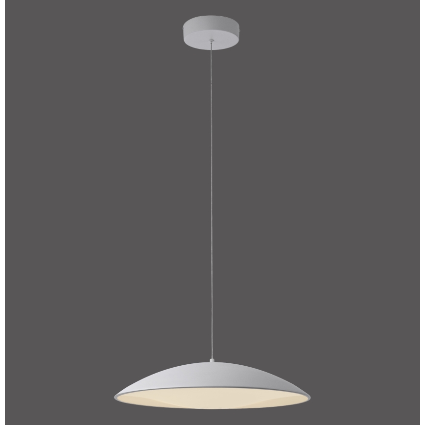 Schöner Wohnen 14607-16 - LED-dimbar pendellampa på kabel LENTE LED/23W/230V Ø 50 cm vit