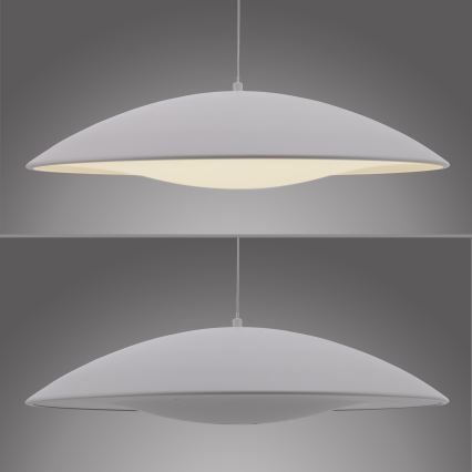 Schöner Wohnen 14607-16 - LED-dimbar pendellampa på kabel LENTE LED/23W/230V Ø 50 cm vit