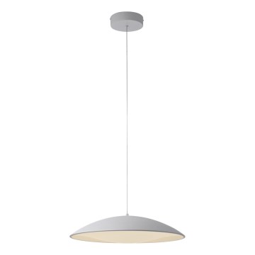 Schöner Wohnen 14607-16 - LED-dimbar pendellampa på kabel LENTE LED/23W/230V Ø 50 cm vit