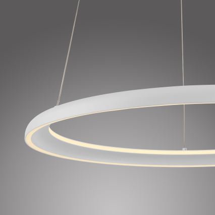 Schöner Wohnen 15570-16 - dimbar LED-pendellampa på vajer QUILLO LED/36W/230V Ø 60 cm vit