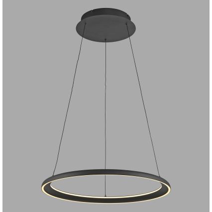 Schöner Wohnen 15570-18 - dimbar LED-pendel på kabel QUILLO LED/36W/230V Ø 60 cm svart