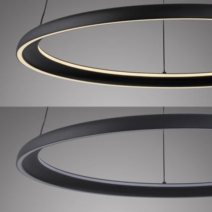 Schöner Wohnen 15570-18 - dimbar LED-pendel på kabel QUILLO LED/36W/230V Ø 60 cm svart