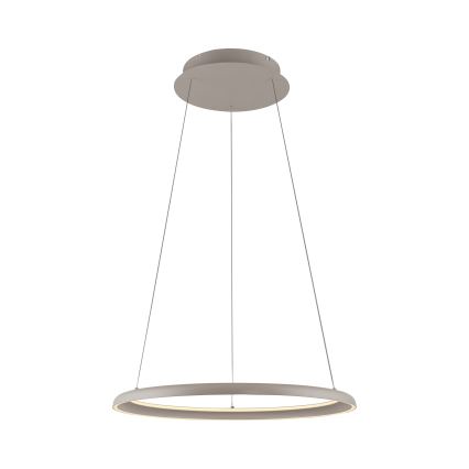 Schöner Wohnen 15570-39 - Dimmbar LED-pendel på vajer QUILLO LED/36W/230V Ø 60 cm, grå