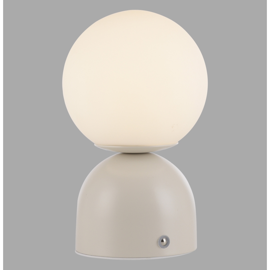 Schöner Wohnen 19218-39 - Dimbara, beröringsstyrda, uppladdningsbara bordslampa RUDI LED/1,2W/5V 3000-6000K 1200 mAh grå