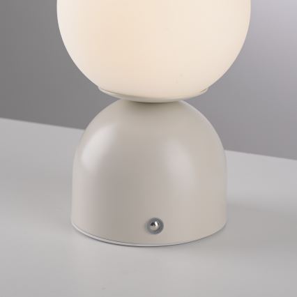 Schöner Wohnen 19218-39 - Dimbara, beröringsstyrda, uppladdningsbara bordslampa RUDI LED/1,2W/5V 3000-6000K 1200 mAh grå