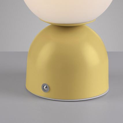 Schöner Wohnen 19218-81 - LED dimbar touchstyrd uppladdningsbar bordslampa RUDI LED/1,2W/5V 3000-6000K 1200 mAh gul