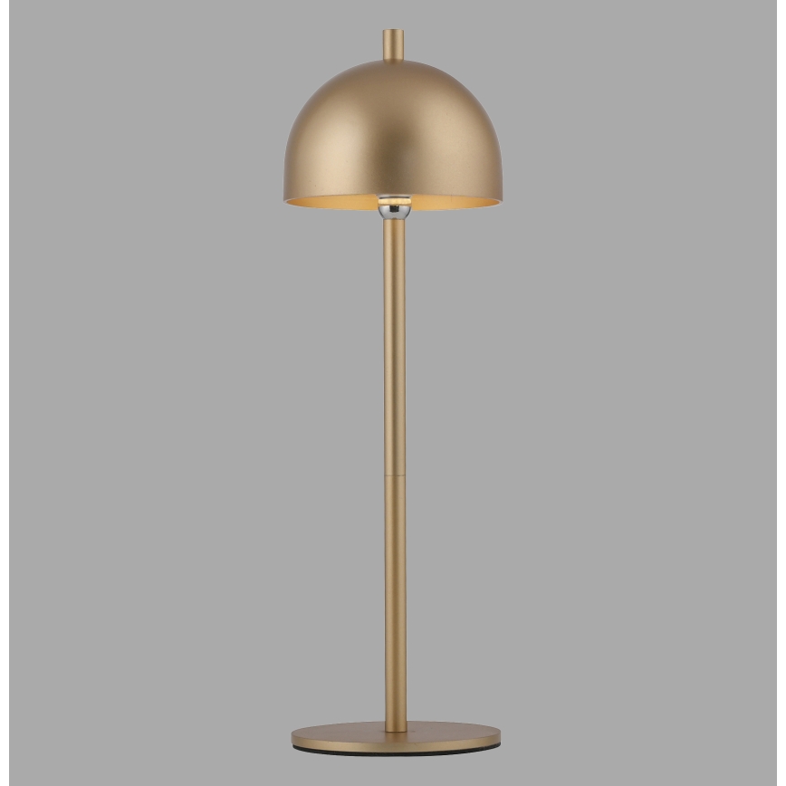 Schöner Wohnen 19244-12 - Uppladdningsbar touchstyrd dimbar utomhusbordslampa BELLIS LED/2,5 W/5 V 2600 mAh IP54 guld