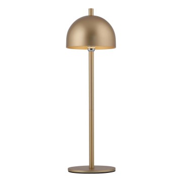 Schöner Wohnen 19244-12 - Uppladdningsbar touchstyrd dimbar utomhusbordslampa BELLIS LED/2,5 W/5 V 2600 mAh IP54 guld